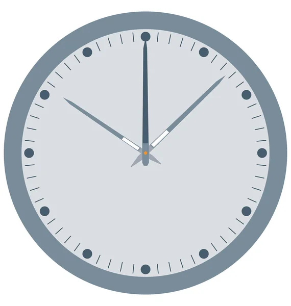 Clock Timer Isolated Vector Icon — Stock Vector