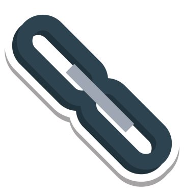 Bağlantı, Web Link izole vektör simge