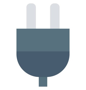 Tak, güç tak izole vektör simgeler olmak değişiklik yapabileceğiniz herhangi bir stil ile