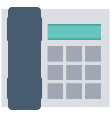 Telefon, telefon izole vektör simgeler olmak değişiklik yapabileceğiniz herhangi bir stil ile