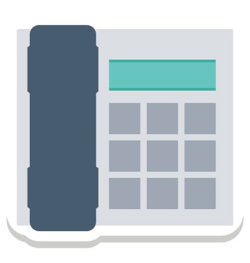 Telefon, telefon izole vektör simgeler olmak değişiklik yapabileceğiniz herhangi bir stil ile