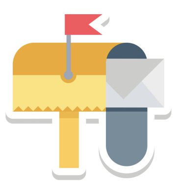 Mektup, mektup plaka izole vektör simgeler olmak değişiklik yapabileceğiniz herhangi bir stil ile