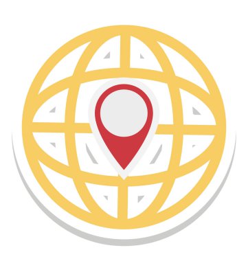 GPS, navigasyon izole vektör simgeler olmak değişiklik yapabileceğiniz herhangi bir stil ile