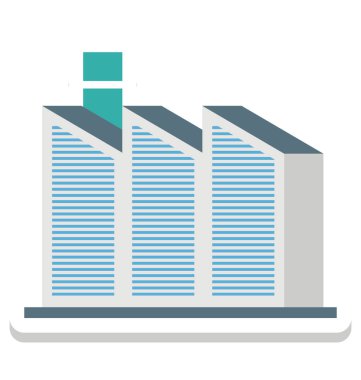 Fabrika, sanayi izole vektör simgeler olmak değişiklik yapabileceğiniz herhangi bir stil ile