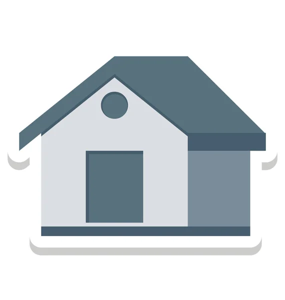 House Home Isolated Vector Icons Can Modify Any Style — Stockvector