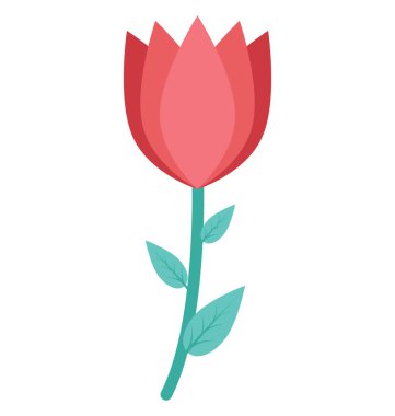 Lale Bud vektör simgesi
