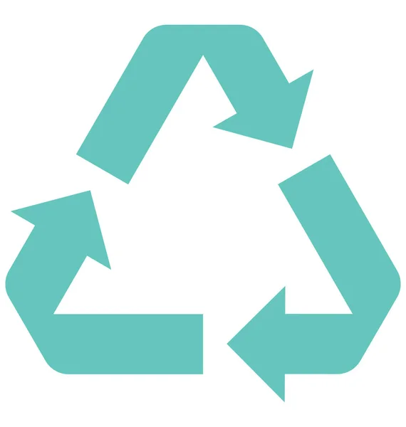 Recyclage Ecologie Icône Vectorielle — Image vectorielle