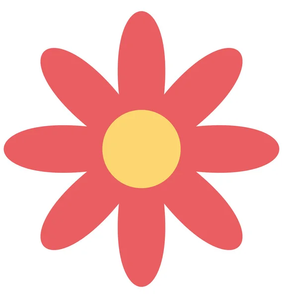 Flor Girasol Vector Icono — Archivo Imágenes Vectoriales