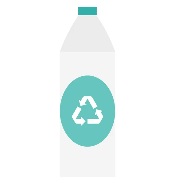 Fles Eco Fles Vector Icon — Stockvector