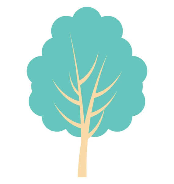 Δέντρο Δάσος Εικονίδιο Του Φορέα — Διανυσματικό Αρχείο