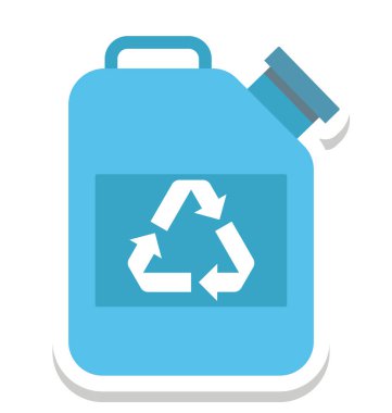 Benzin olabilir, gaz simge vektör