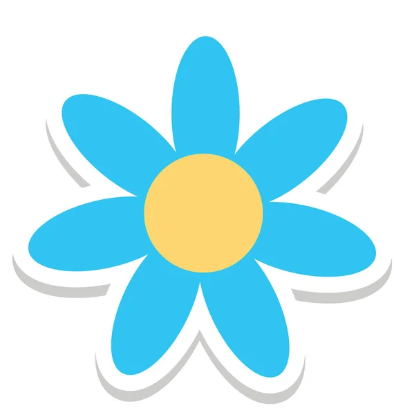 Flower, Sunflower Vector Icon