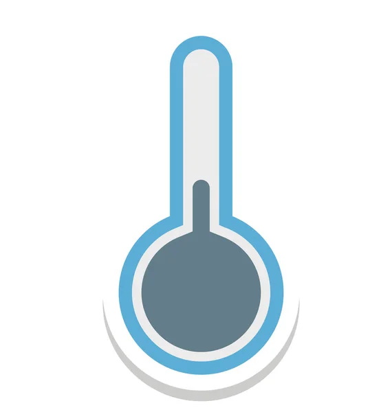 Thermometer Temperature Vector Icon — Stock Vector