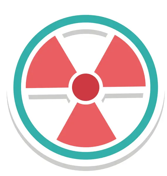 Turbina Wentylator Wentylator Spalin Vector Icon — Wektor stockowy