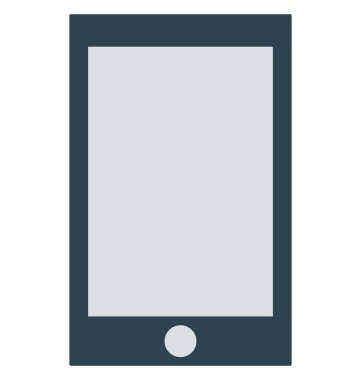 Mobil, cep telefonu vektör simgesi