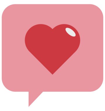 Romantik, chat, konuşma, kalp, konuşma vektör simgesi