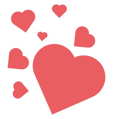 Vektör simge duygu en sevdiğim,