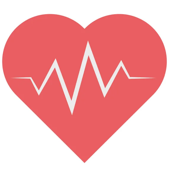 Corazón Roto Ruptura Vector Icono — Vector de stock