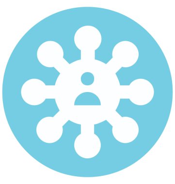 Affiliate pazarlama iki renk glif vektör simge izole ve düzenlenebilir