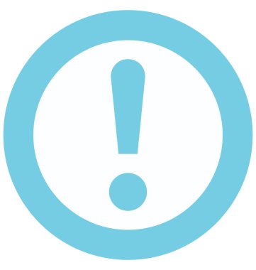 Uyarı iki renk glif vektör simgesi izole ve düzenlenebilir