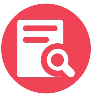 Arama kitap iki renk glif vektör simgesi izole ve düzenlenebilir