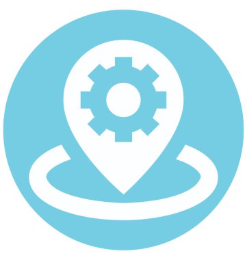 İki renk glif vektör simge izole ve düzenlenebilir ayarlama göster