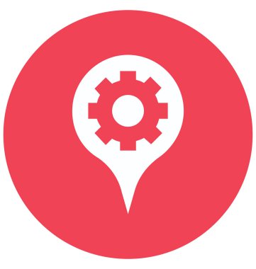 İki renk glif vektör simge izole ve düzenlenebilir ayarlama göster