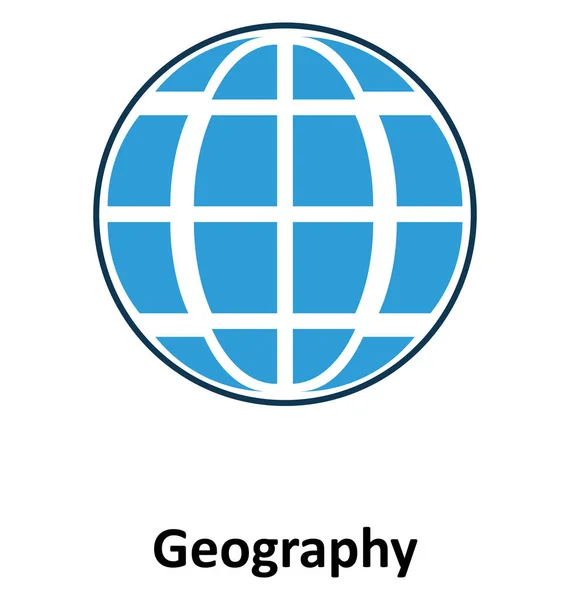 Globe Icône Isolée Vectorielle Pour Technologie — Image vectorielle