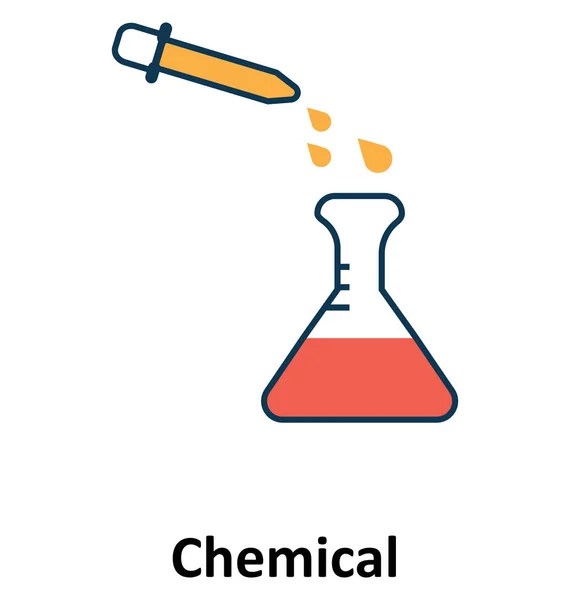 Experimento Laboratorio Icono Aislado Vectorial Para Tecnología — Archivo Imágenes Vectoriales