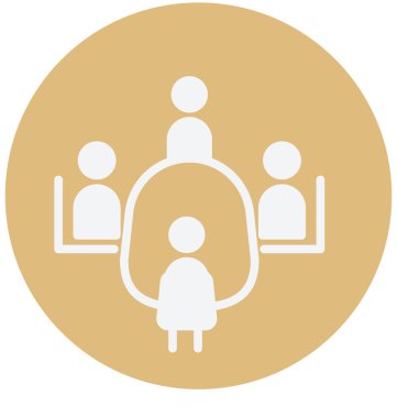 Seyahat ve tur projeler için Tablo Talk izole vektör simgesi kullanın