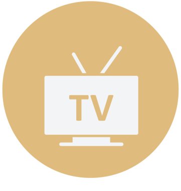  Seyahat ve tur projeler için TV izole vektör simgesi kullanın