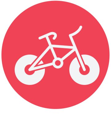 Döngüsü izole vektör simge kullanmak seyahat ve tur projeler için