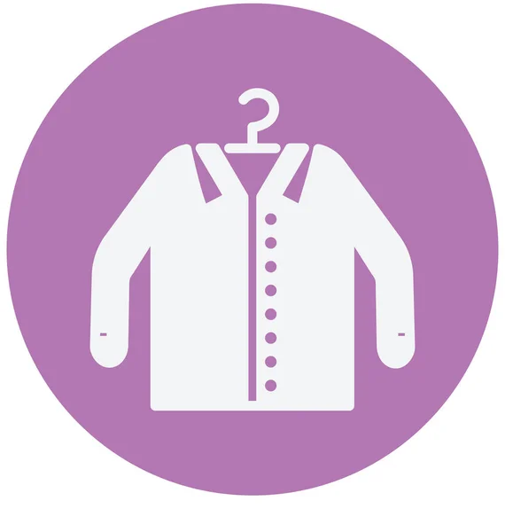 衣架衬衫隔离矢量图标用于旅行和旅游项目 — 图库矢量图片