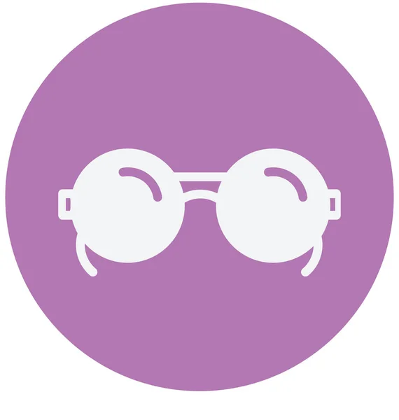 Uso Del Icono Vectorial Aislado Gafas Para Proyectos Viajes Tours — Vector de stock