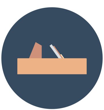 Kazıyıcı uçak izole vektör simge İnşaat için