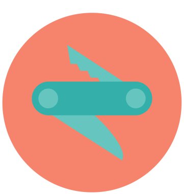 Kesici izole vektör simge İnşaat için