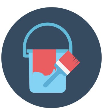 Resim izole vektör simge İnşaat için