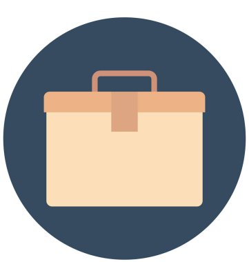 Alet çantası izole vektör simge İnşaat için