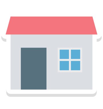 Ev yapımı için izole vektör simge