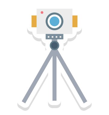 Anket teodolit izole vektör simge İnşaat için