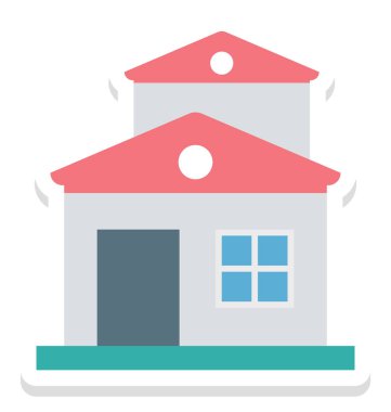 Ev yapımı için izole vektör simge