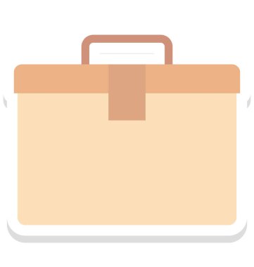 Alet çantası izole vektör simge İnşaat için