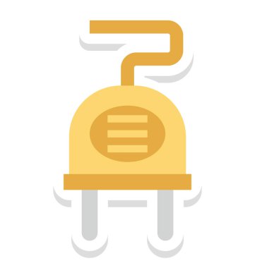 Tak izole vektör simge İnşaat için