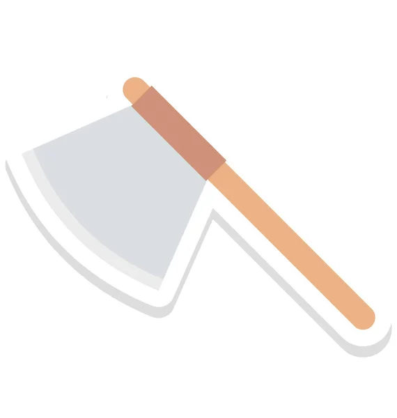 Axe Isolated Vector Icon Construction — Stock Vector