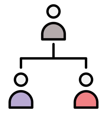 Online topluluk izole vektör simgesi  