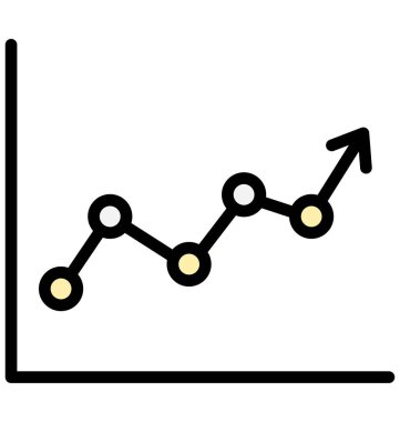 Grafik izole vektör simgesi büyüyen  