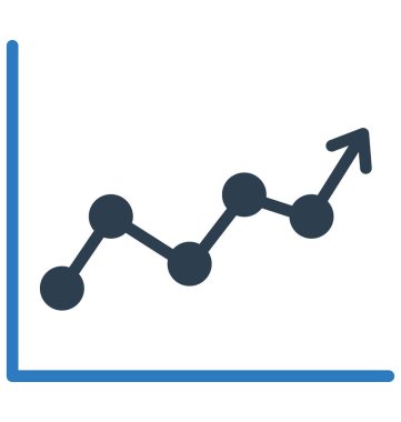 Grafik izole vektör simgesi büyüyen  