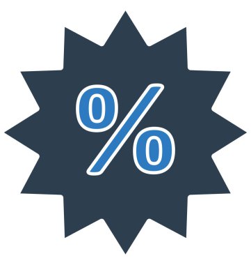 Etiket izole vektör simge indirim  