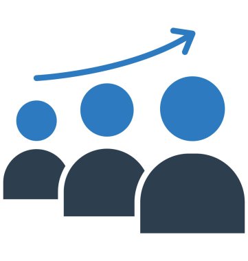 İnsanlar izole vektör simge  