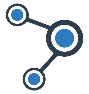 Paylaşım izole vektör simge